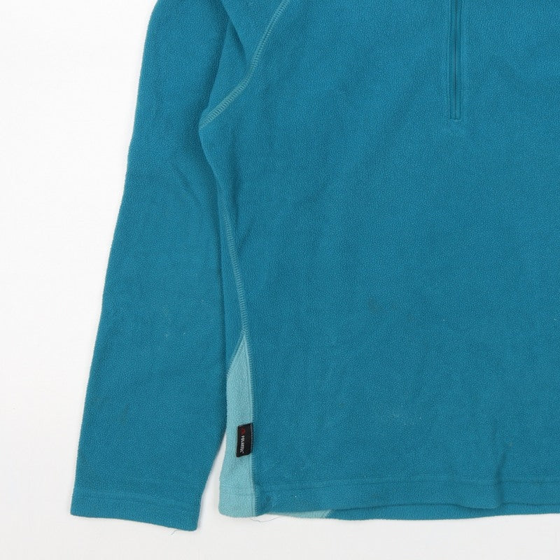 Mountain Equipment Women’s Blue UK 8 1/2 Zip Fleece Pullover