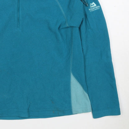 Mountain Equipment Women’s Blue UK 8 1/2 Zip Fleece Pullover