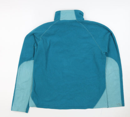 Mountain Equipment Women’s Blue UK 8 1/2 Zip Fleece Pullover
