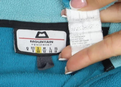 Mountain Equipment Women’s Blue UK 8 1/2 Zip Fleece Pullover