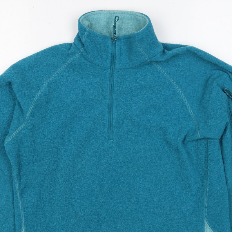 Mountain Equipment Women’s Blue UK 8 1/2 Zip Fleece Pullover