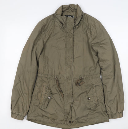 Canda Women’s Green Size 8 Mid-Length Parka Jacket