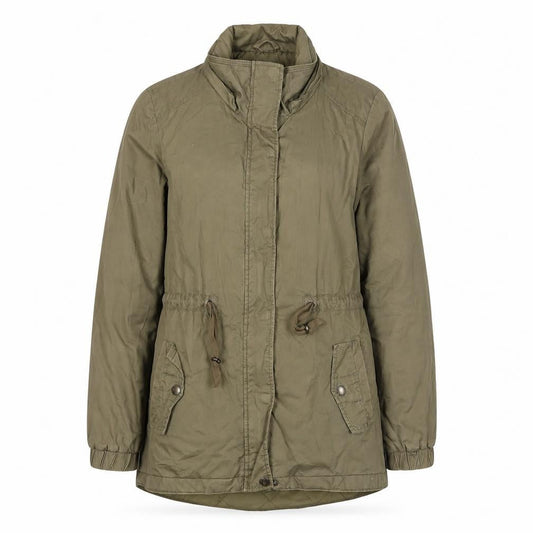 Canda Women’s Green Size 8 Mid-Length Parka Jacket