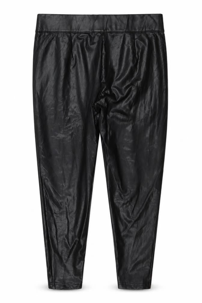 M&S Collection Women’s Black Faux Leather Leggings UK 20 Short