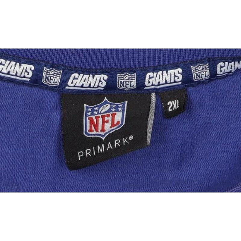 PrimeMark Men’s Blue 2XL New York Giants NFL Graphic Print T-Shirt