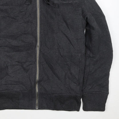 Superdry Men’s Black S Full Zip Sherpa Lined Expedition Hoodie