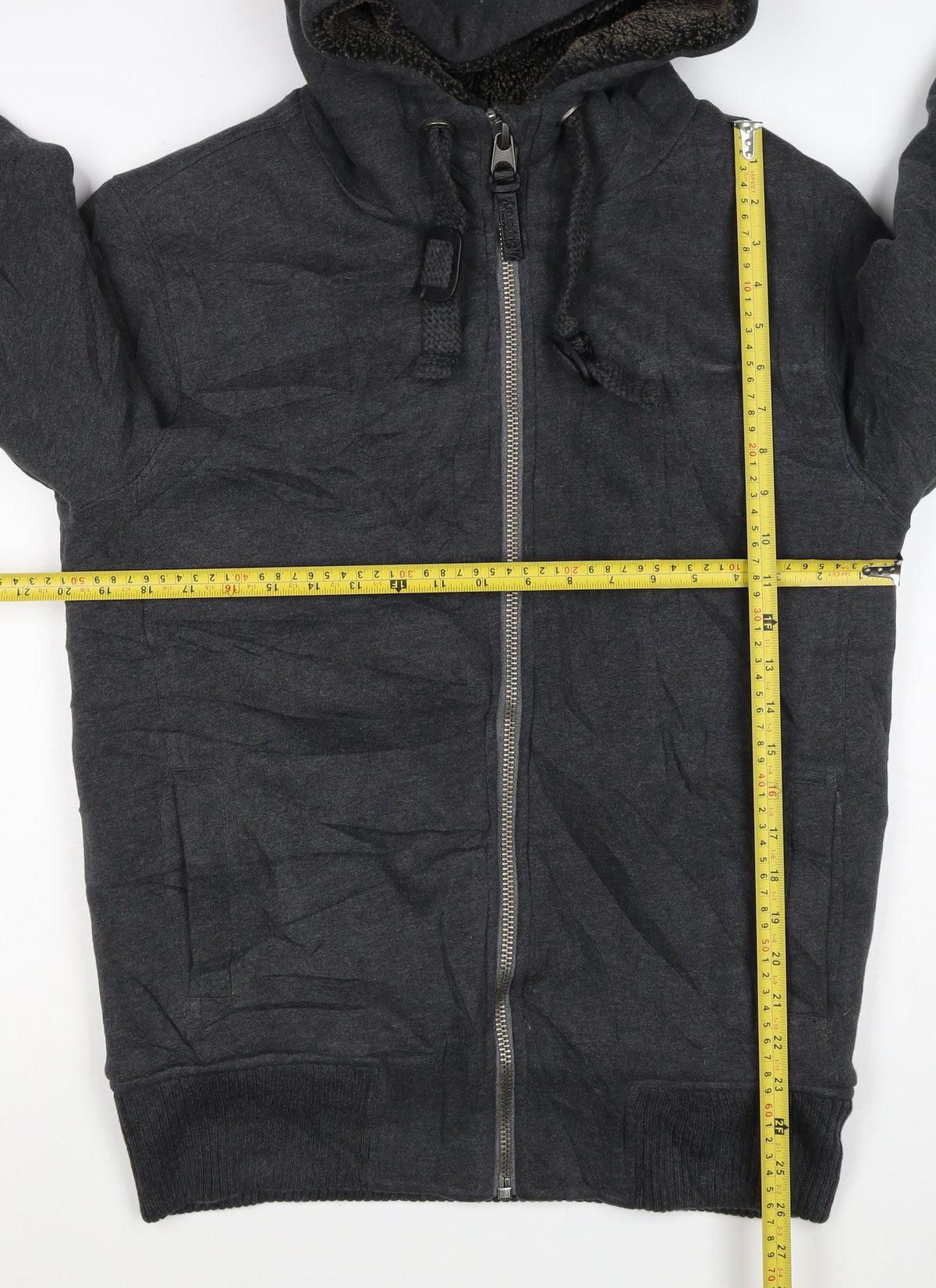Superdry Men’s Black S Full Zip Sherpa Lined Expedition Hoodie