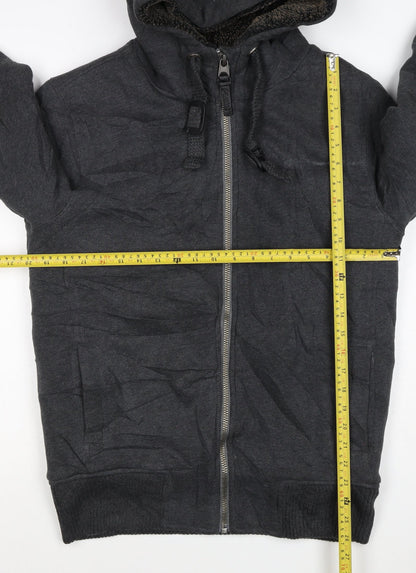 Superdry Men’s Black S Full Zip Sherpa Lined Expedition Hoodie