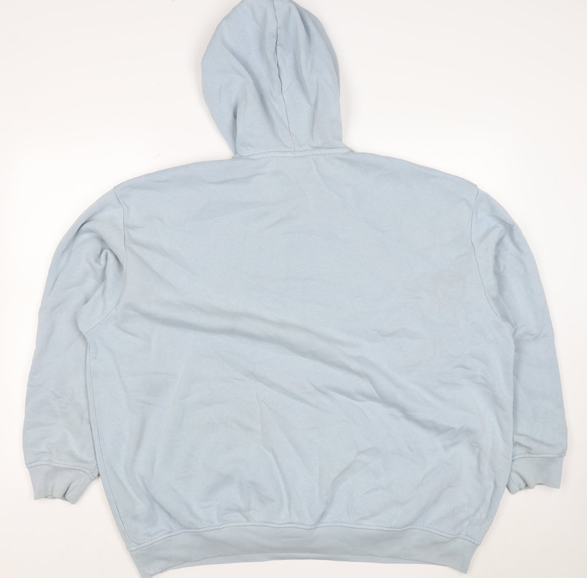 Adidas Originals Women’s Blue Logo Pullover Hoodie UK 16-18 L