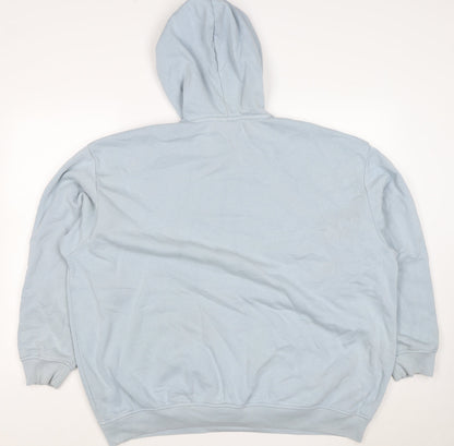 Adidas Originals Women’s Blue Logo Pullover Hoodie UK 16-18 L