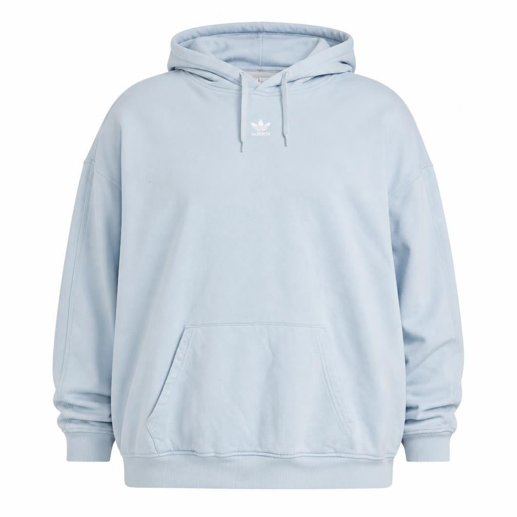 Adidas Originals Women’s Blue Logo Pullover Hoodie UK 16-18 L