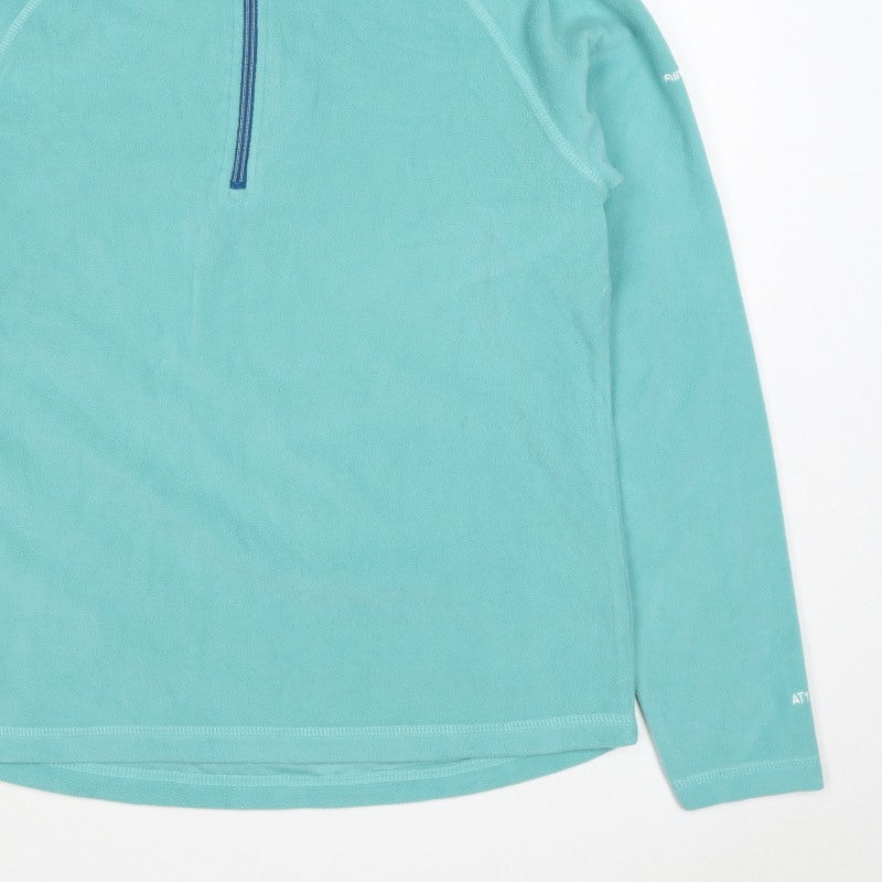 Trespass Women's Blue UK 14 L Half Zip Fleece Pullover Sweatshirt