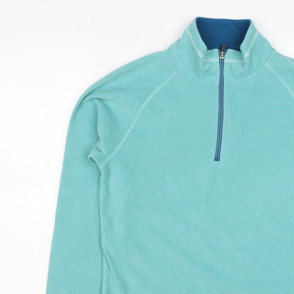Trespass Women's Blue UK 14 L Half Zip Fleece Pullover Sweatshirt