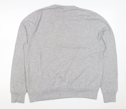Disney Women’s Grey XL Mickey Mouse Graphic Crew Neck Sweatshirt