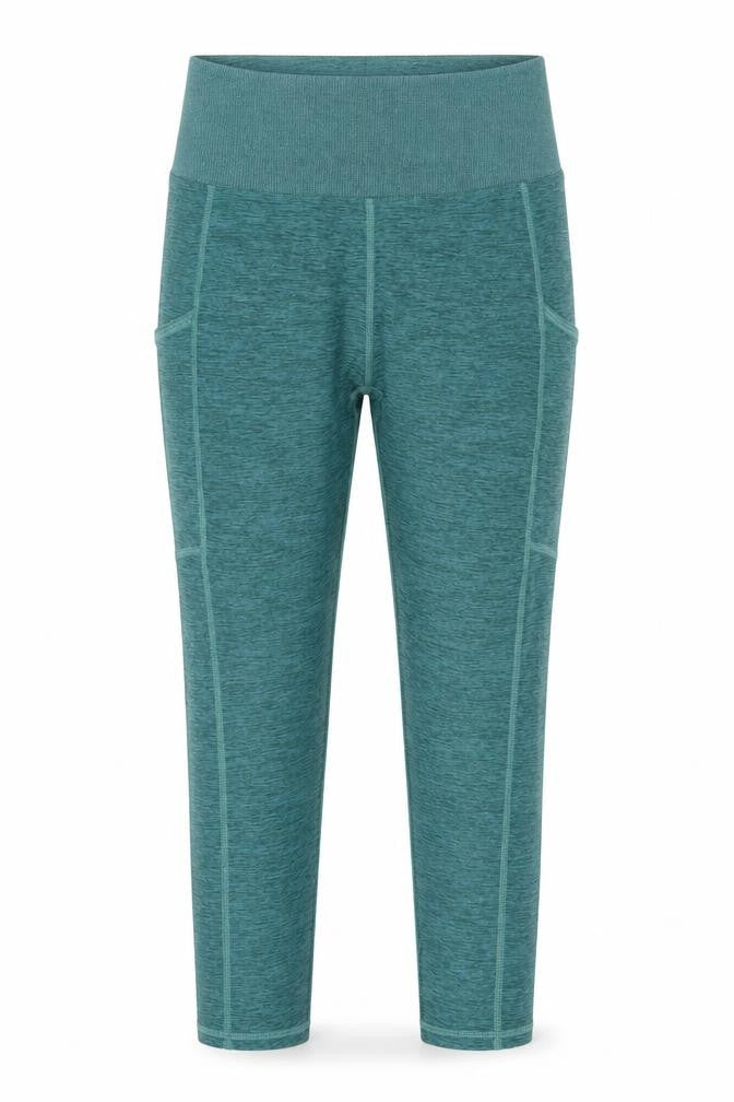Kirkland Signature Women Green L Athletic Stretch Leggings Gym Yoga