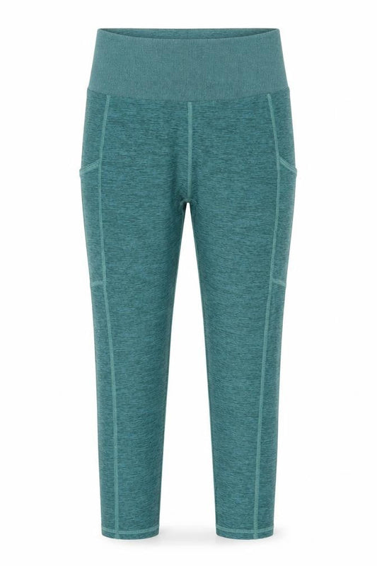 Kirkland Signature Women Green L Athletic Stretch Leggings Gym Yoga