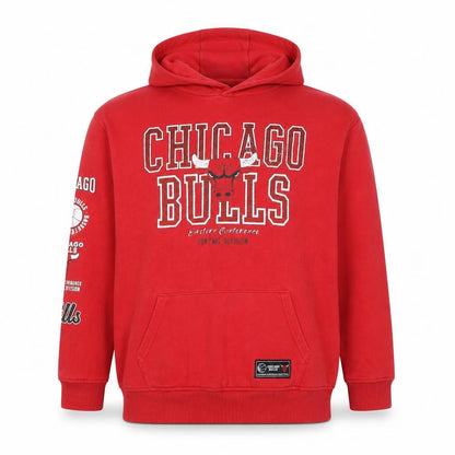 Knox Boys Red 12 Years Chicago Bulls NBA Graphic Pullover Hoodie