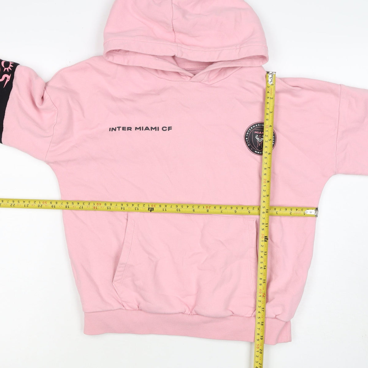 Marks and Spencer Girls Pink 10-11 Years Inter Miami CF Pullover Hoodie