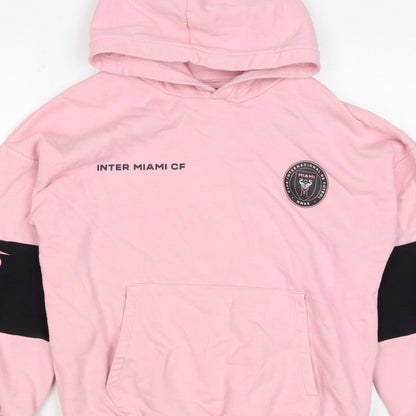 Marks and Spencer Girls Pink 10-11 Years Inter Miami CF Pullover Hoodie