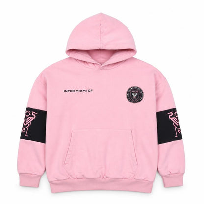 Marks and Spencer Girls Pink 10-11 Years Inter Miami CF Pullover Hoodie