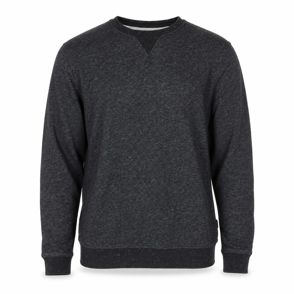 H&M Men’s Black Marl M Crew Neck Pullover Sweatshirt Cotton Blend