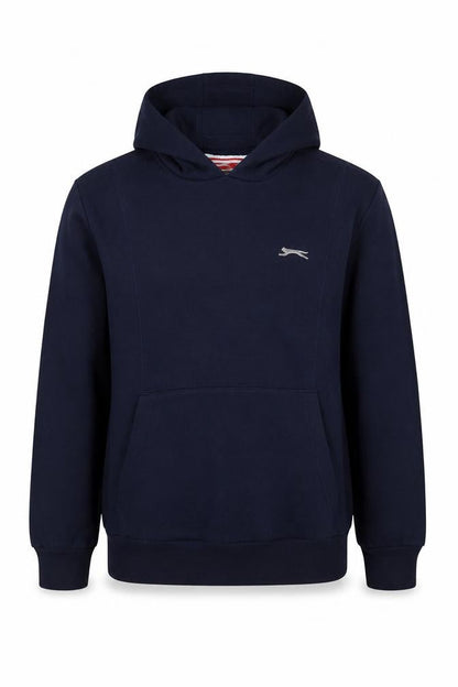 Slazenger Boys Blue 11-12 Years Pullover Hoodie Logo Fleece
