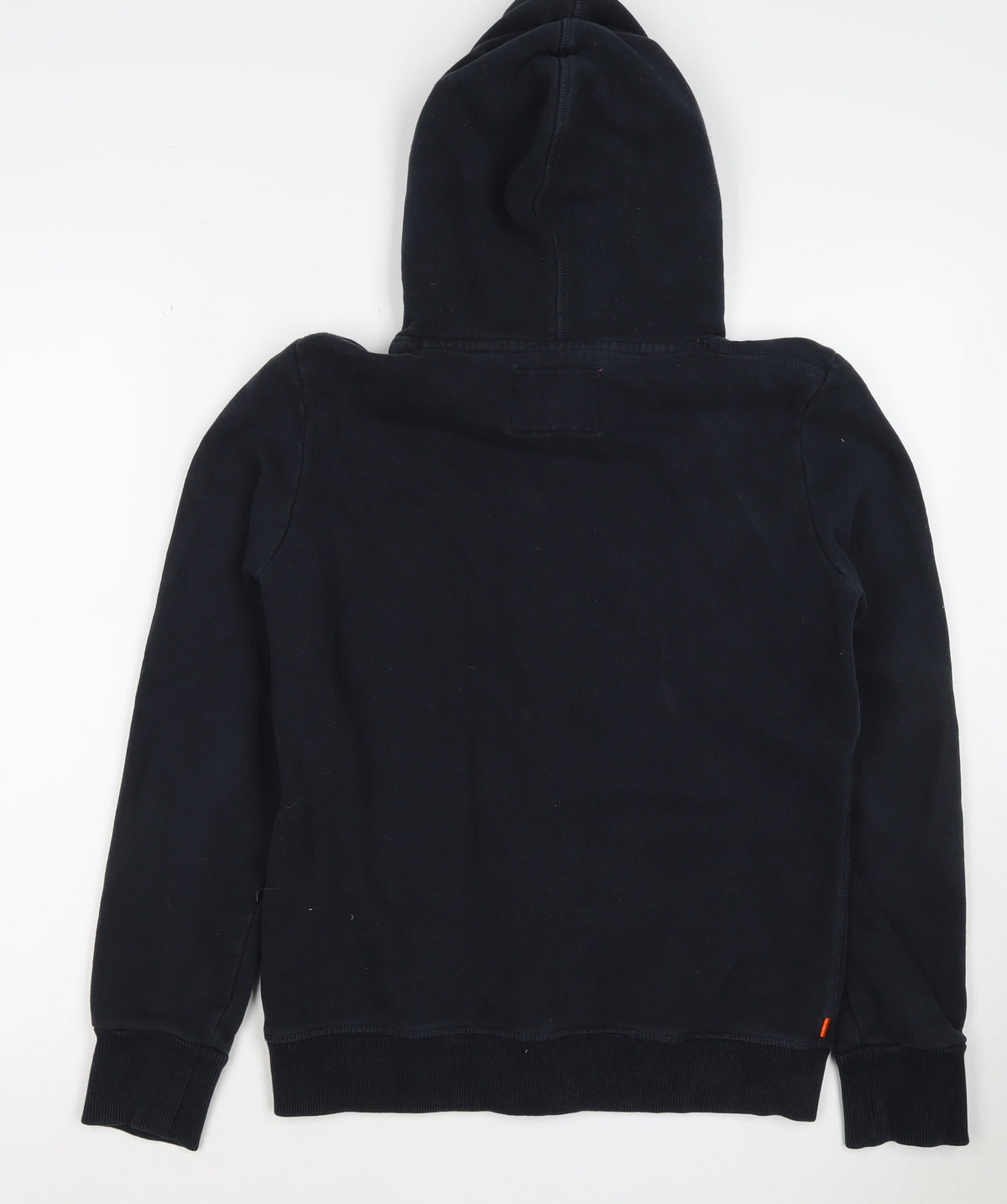 Superdry Women’s Black M Pullover Hoodie Rhinestone Logo Fleece