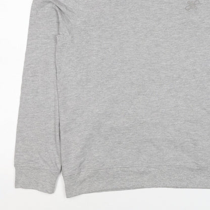 Next Men's Grey M Regular Fit Embroidered Logo Crew Neck Sweatshirt