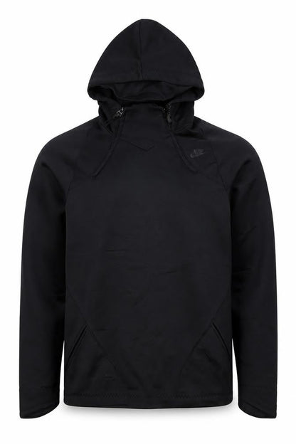 Nike Men’s Black S 1/4 Zip Hooded Pullover Hoodie Logo