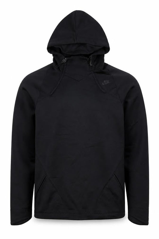 Nike Men’s Black S 1/4 Zip Hooded Pullover Hoodie Logo