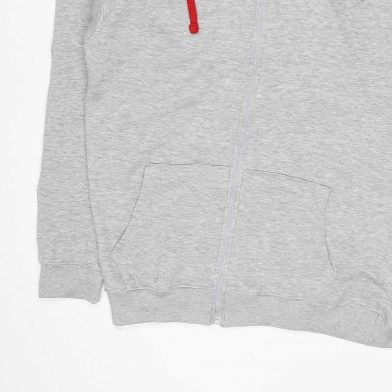 British Eagle Men’s Grey 3XL Full Zip Hooded Fleece Hoodie