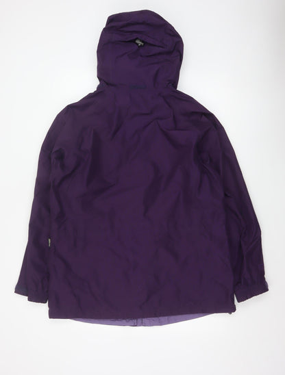 Berghaus Women's Purple UK 16 Gore-Tex Hooded Waterproof Parka Jacket