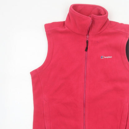 Berghaus Women’s Pink UK 14 Fleece Bodywarmer Zip Outdoor Waistcoat