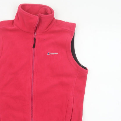 Berghaus Women’s Pink UK 14 Fleece Bodywarmer Zip Outdoor Waistcoat