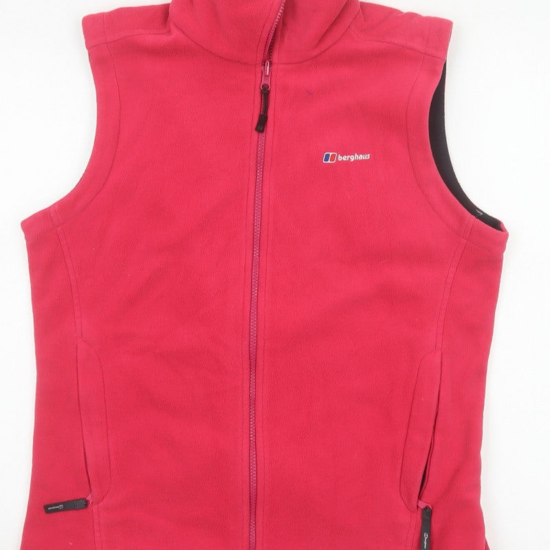 Berghaus Women’s Pink UK 14 Fleece Bodywarmer Zip Outdoor Waistcoat