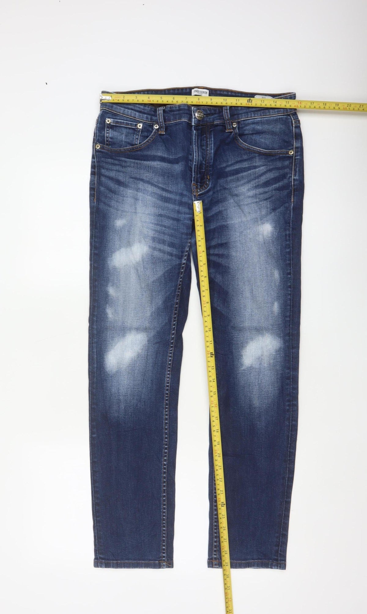 Chevignon Men’s Blue W32 L32 Slim Taper Vintage 57 Jeans