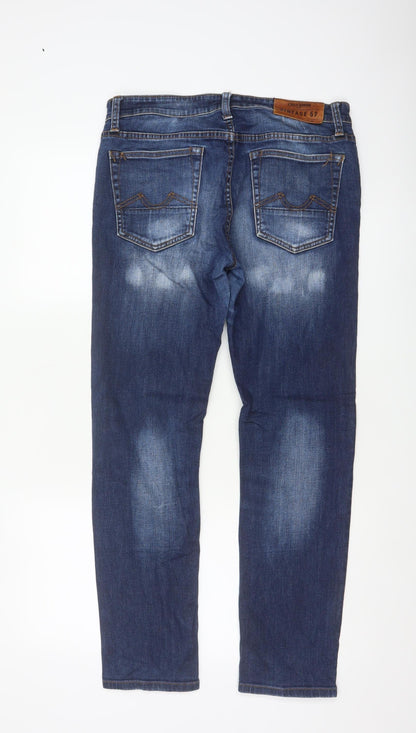 Chevignon Men’s Blue W32 L32 Slim Taper Vintage 57 Jeans