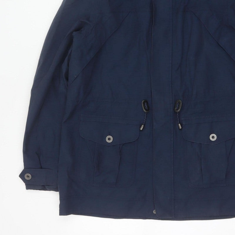 Berghaus Women’s Blue UK 12 Hooded Long Waterproof Parka Jacket