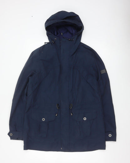 Berghaus Women’s Blue UK 12 Hooded Long Waterproof Parka Jacket