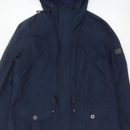 Berghaus Women’s Blue UK 12 Hooded Long Waterproof Parka Jacket