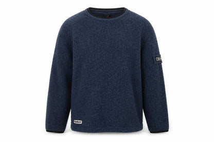 Kickers Men’s Blue M Fleece Crew Neck Pullover Sweatshirt Logo