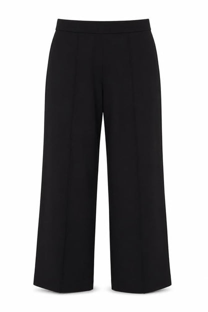 M&S Women’s Black Size 14 Regular Wide Leg Smart Trousers