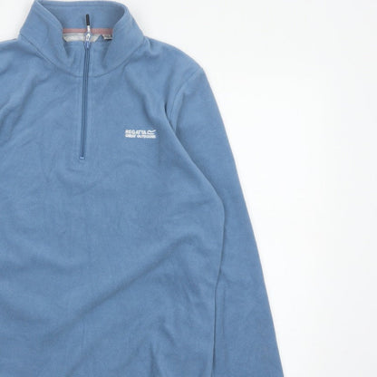 Regatta Unisex Adults Blue L Pullover 1/4 Zip Fleece Sweatshirt