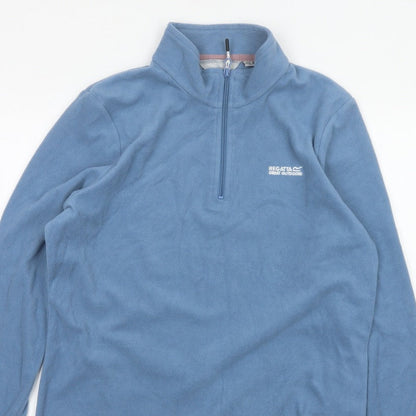 Regatta Unisex Adults Blue L Pullover 1/4 Zip Fleece Sweatshirt