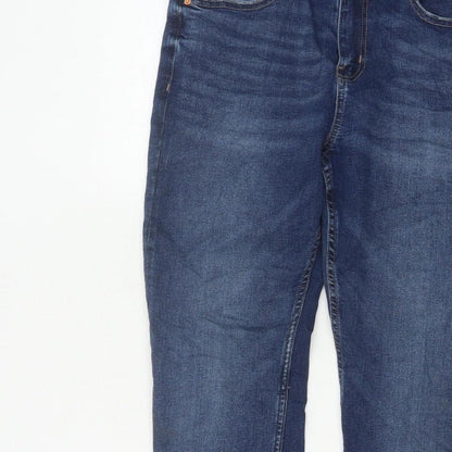 M&S The Lily Women’s Blue Skinny Jeans UK 12 Short Stretch