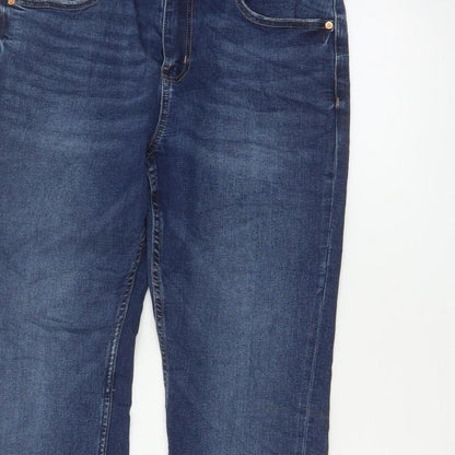 M&S The Lily Women’s Blue Skinny Jeans UK 12 Short Stretch