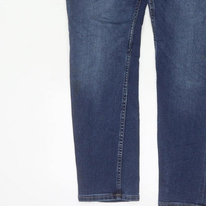 M&S The Lily Women’s Blue Skinny Jeans UK 12 Short Stretch
