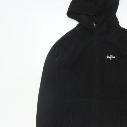 Trespass Women’s Black XS Full Zip Hooded Fleece Hoodie Outdoor