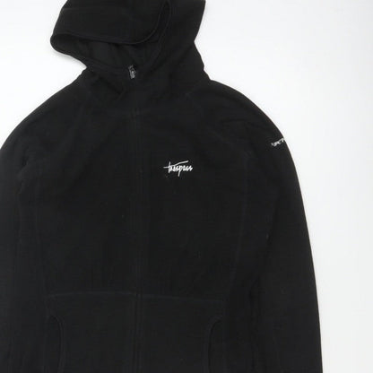 Trespass Women’s Black XS Full Zip Hooded Fleece Hoodie Outdoor