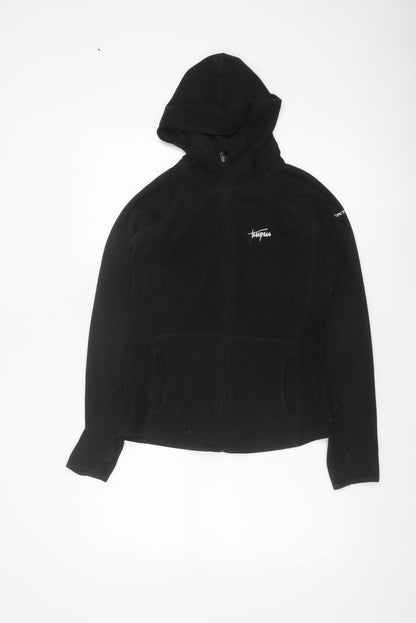 Trespass Women’s Black XS Full Zip Hooded Fleece Hoodie Outdoor